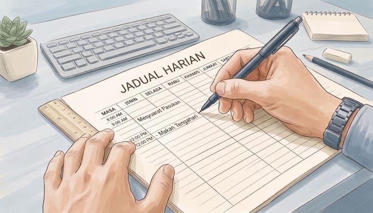 buat jadual
