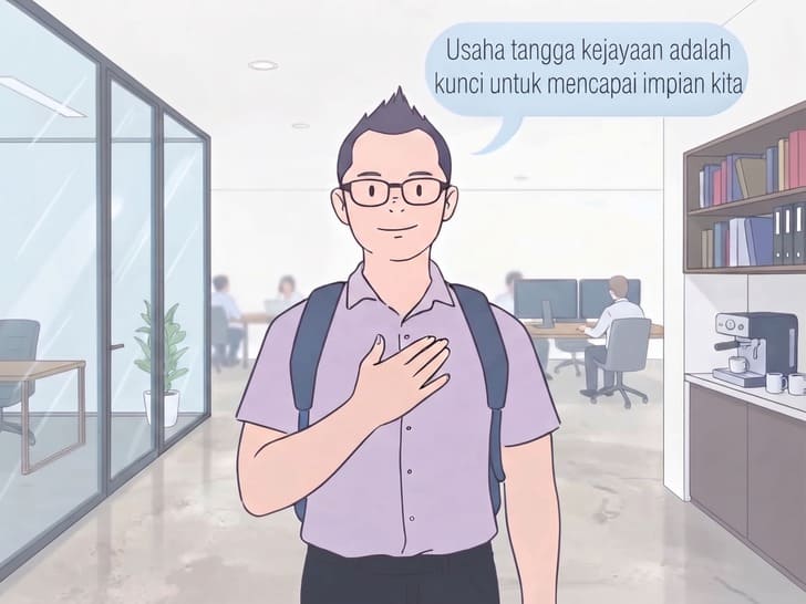 contoh ayat usaha tangga kejayaan