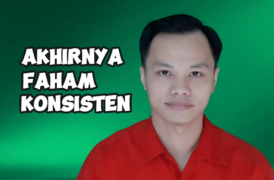 konsisten maksud
