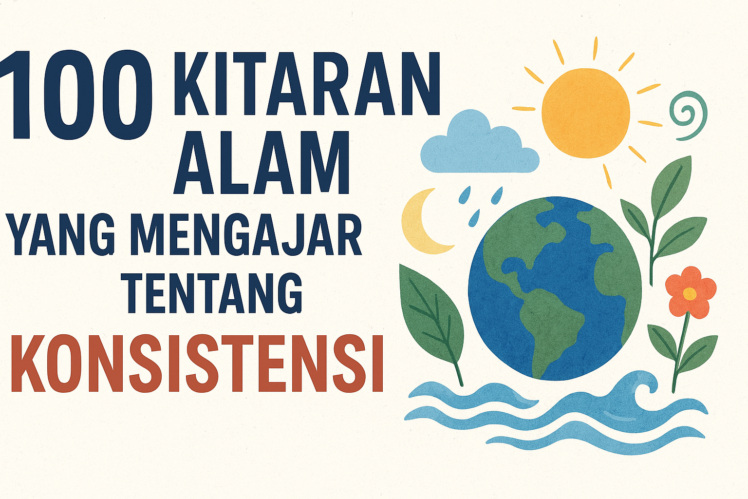 100 Kitaran Alam yang Mengajar Kita untuk Konsisten